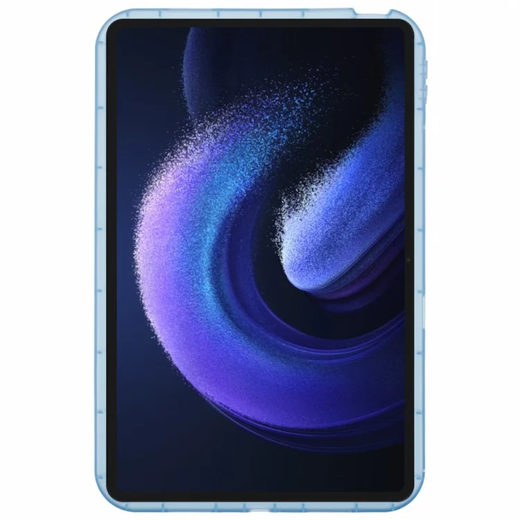 Funda para Xiaomi Pad 6 / Pad 6 Pro, cubierta protectora de TPU transparente para tableta - Azul