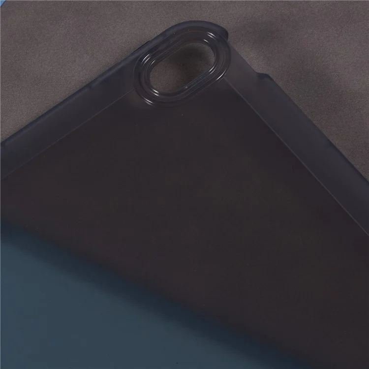Funda para iPad Air 13 (2024) Carcasa blanda de TPU transparente con tapa trasera transparente - Gris