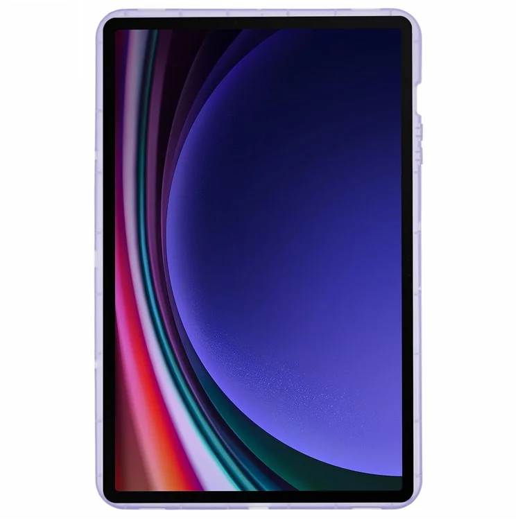Pour Samsung Galaxy Tab S9 FE+ / Tab S9+ Étui TPU Anti-Choc Transparent - Violet