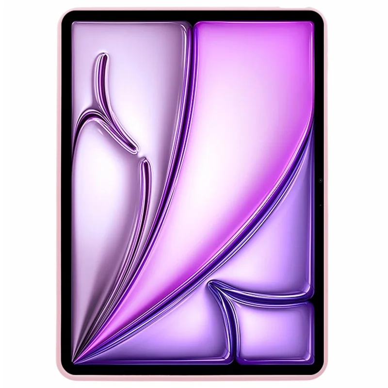 For iPad Air 13 (2026) / (2025) / (2024) Case Skin-Touch TPU Shock Absorbent Tablet Cover - Pink