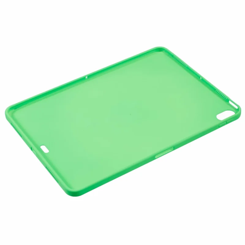 For iPad Air 13 (2026) / (2025) / (2024) Case Skin-Touch TPU Shock Absorbent Tablet Cover - Fluorescent Green