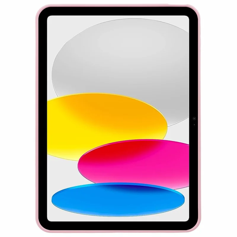 For iPad (2025) / 10.9 (2022) Case Shockproof Soft TPU Tablet Cover Skin-Friendly Touch - Pink