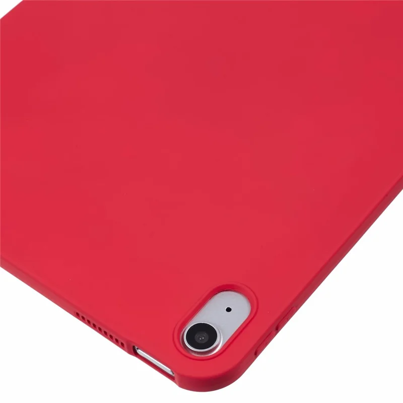 For iPad (2025) / 10.9 (2022) Case Shockproof Soft TPU Tablet Cover Skin-Friendly Touch - Red