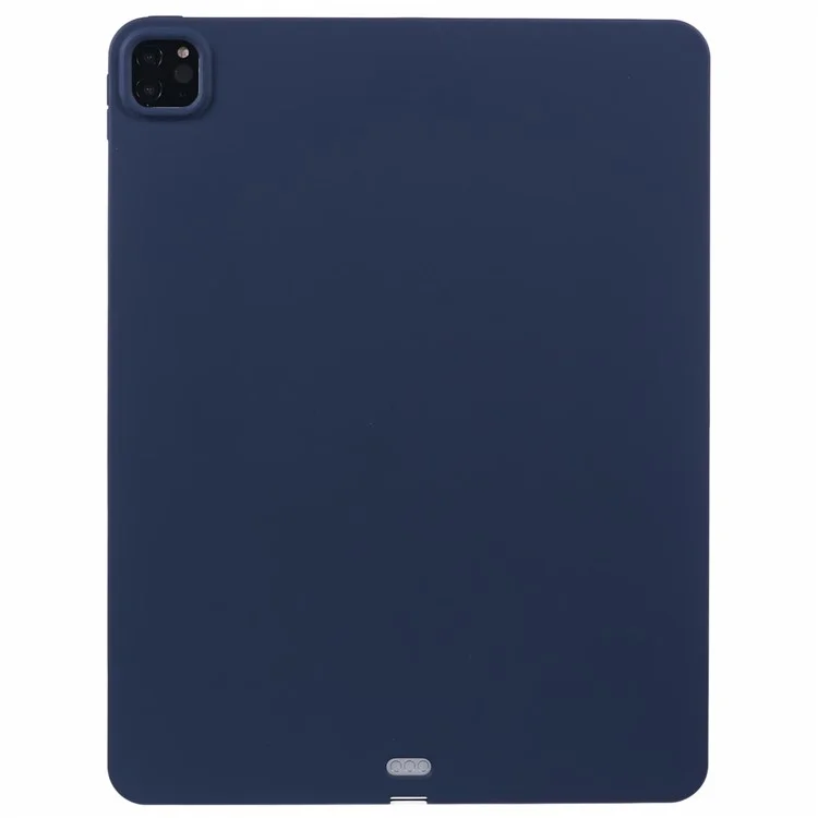 Para iPad Pro 12.9 (2022) / (2021) / (2020) / (2018) Funda Suave de TPU Piel-Tacto Cubierta de Tableta - Azul Oscuro