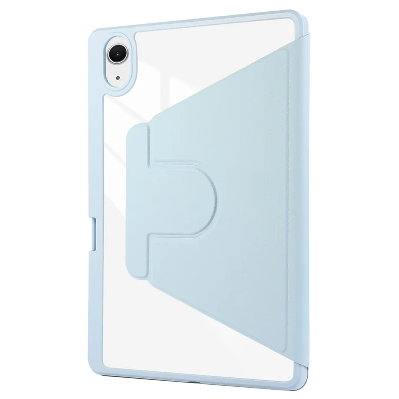 ENKAY HAT PRINCE For iPad Air 11 (2025) / (2024) Case Auto Wake / Sleep Acrylic Clear Back Leather Tablet Cover - Blue