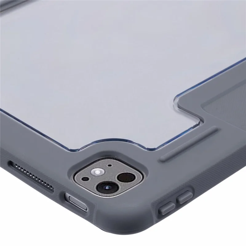 MUTURAL For iPad Pro 13 (2025) / 13 (2024) Case Tri-Fold Stand Tablet Leather Cover Auto Wake / Sleep - Black