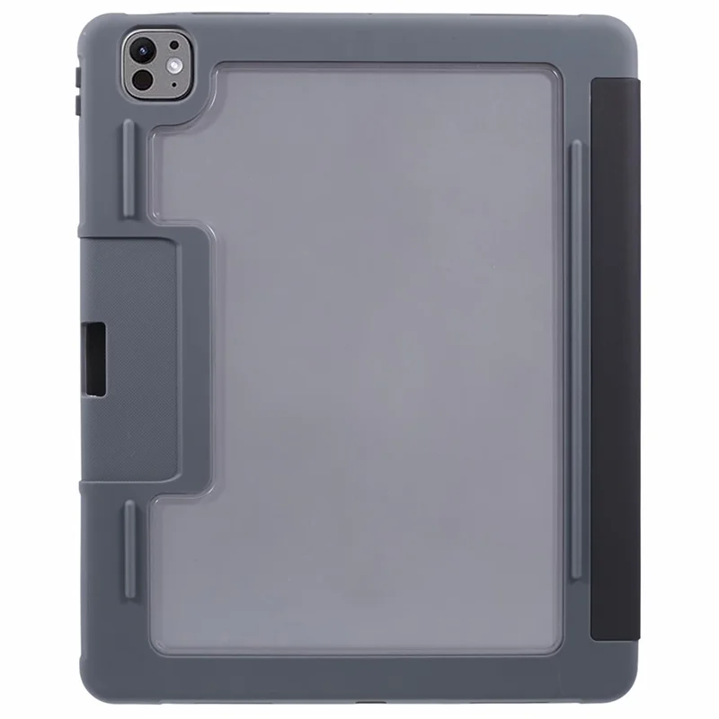 MUTURAL For iPad Pro 13 (2025) / 13 (2024) Case Tri-Fold Stand Tablet Leather Cover Auto Wake / Sleep - Black