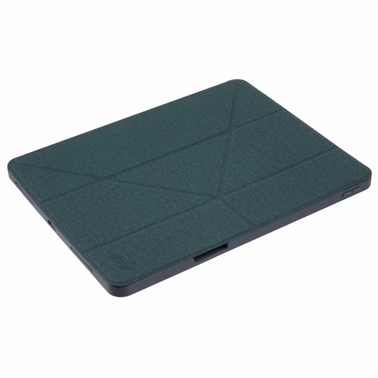 MUTURAL Para iPad Air 13 (2024) / iPad Pro 12.9 (2022) / (2021) / (2020) / (2018) Carcasa de Cuero Inteligente Cubierta de Tableta Soporte Origami - Verde