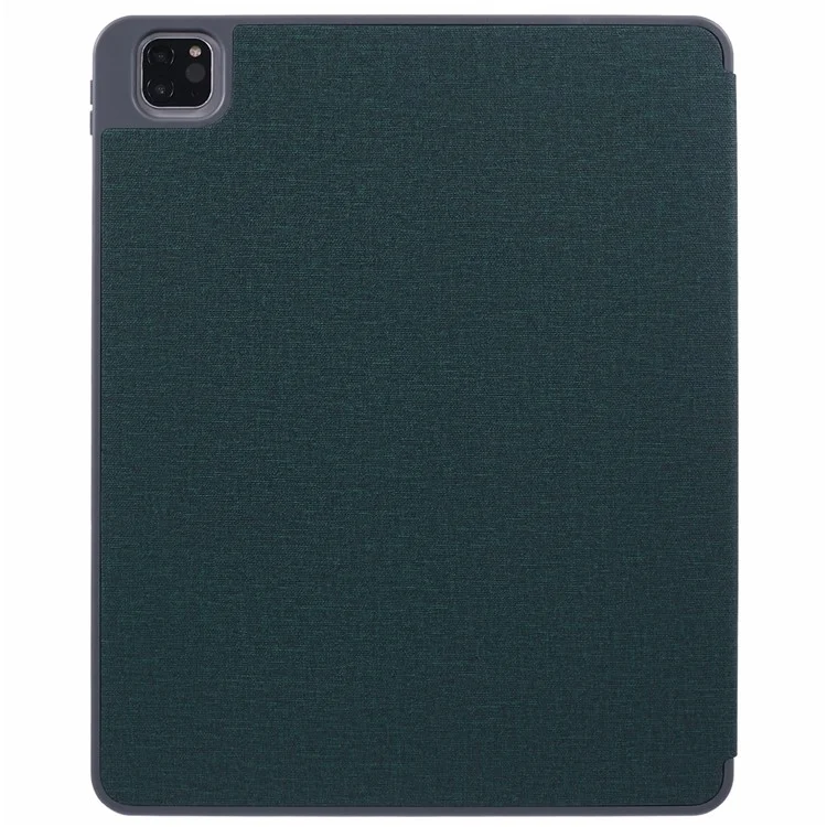 MUTURAL Para iPad Air 13 (2024) / iPad Pro 12.9 (2022) / (2021) / (2020) / (2018) Carcasa de Cuero Inteligente Cubierta de Tableta Soporte Origami - Verde