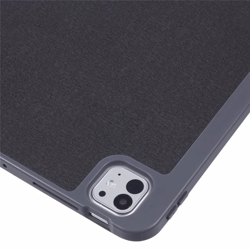 MUTURAL Чехол для iPad Pro 11 (2024) Origami Stand Pencil Slot Protective Leather Tablet Cover - Чёрный