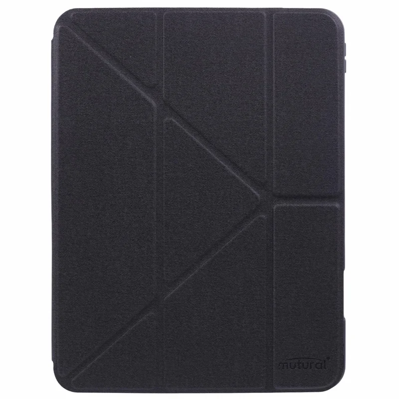 MUTURAL Чехол для iPad Pro 11 (2024) Origami Stand Pencil Slot Protective Leather Tablet Cover - Чёрный