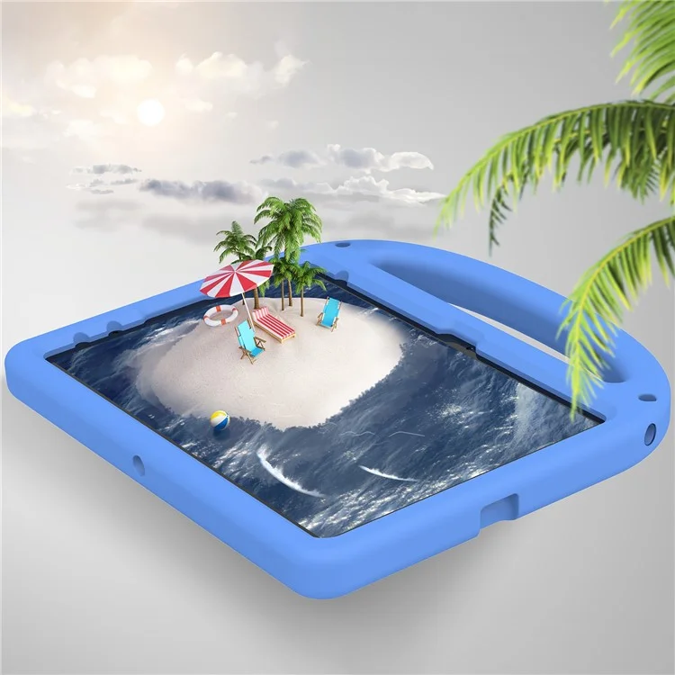 Pour iPad Pro 11 (2022) / (2021) / (2020) / (2018) / Air (2022) / (2020) Étui Motif Cartoon EVA+PC Housse de Tablette - Bleu