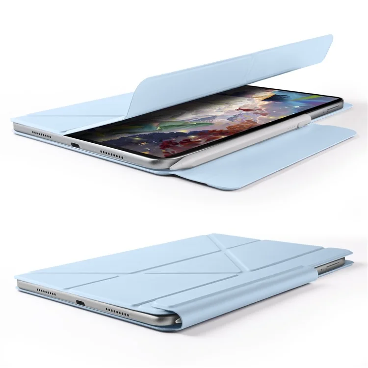 For Huawei MatePad 11.5 S / Matepad 11.5 Case Origami Stand Magnetic Leather Tablet Cover - Baby Blue