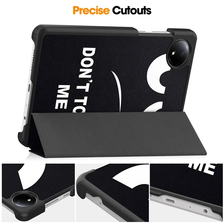 Per Xiaomi Redmi Pad SE Stand Case Pattern Print Leather Tablet Cover - Non toccarmi
