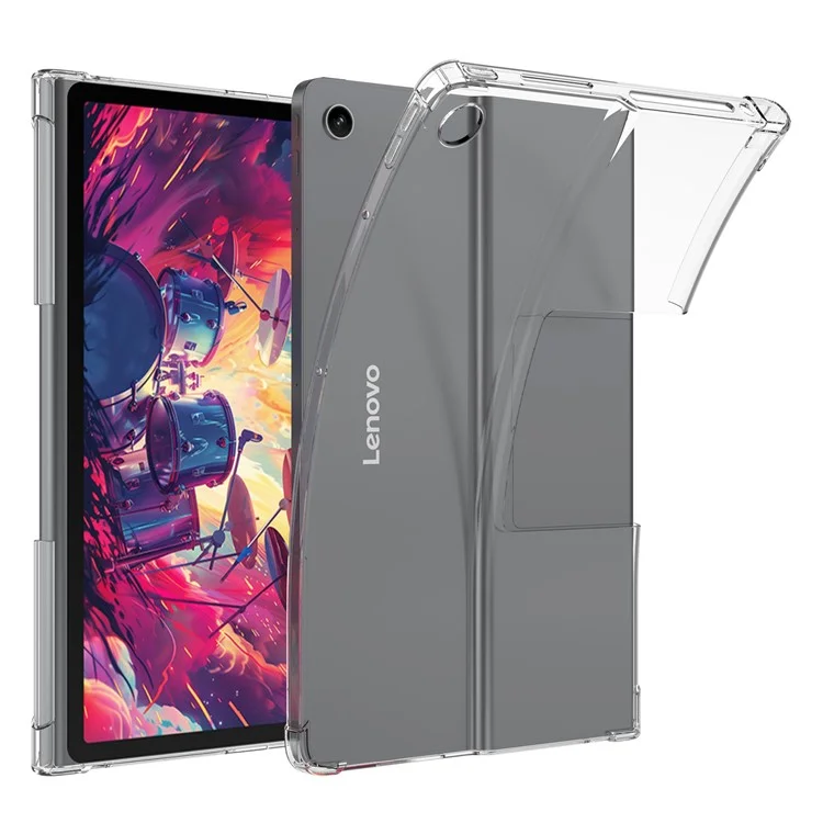 Для Lenovo Tab Plus Case Four Corner Shockproof Clear Tablet TPU Cover