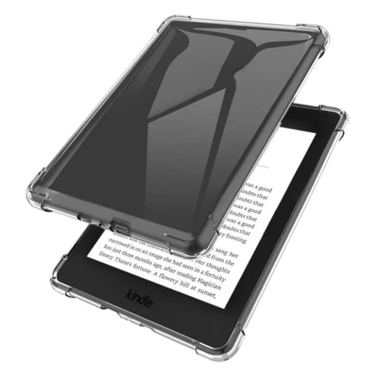 Pour Amazon Kindle Paperwhite 4 (2018) Housse Quatre Coins Protection Transparente Tablet TPU Cover