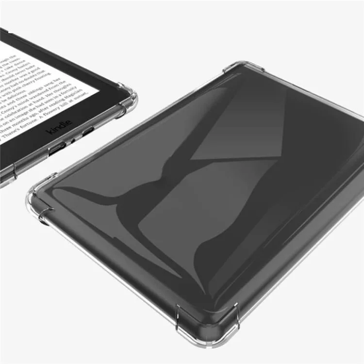 Pour Amazon Kindle Paperwhite 4 (2018) Housse Quatre Coins Protection Transparente Tablet TPU Cover