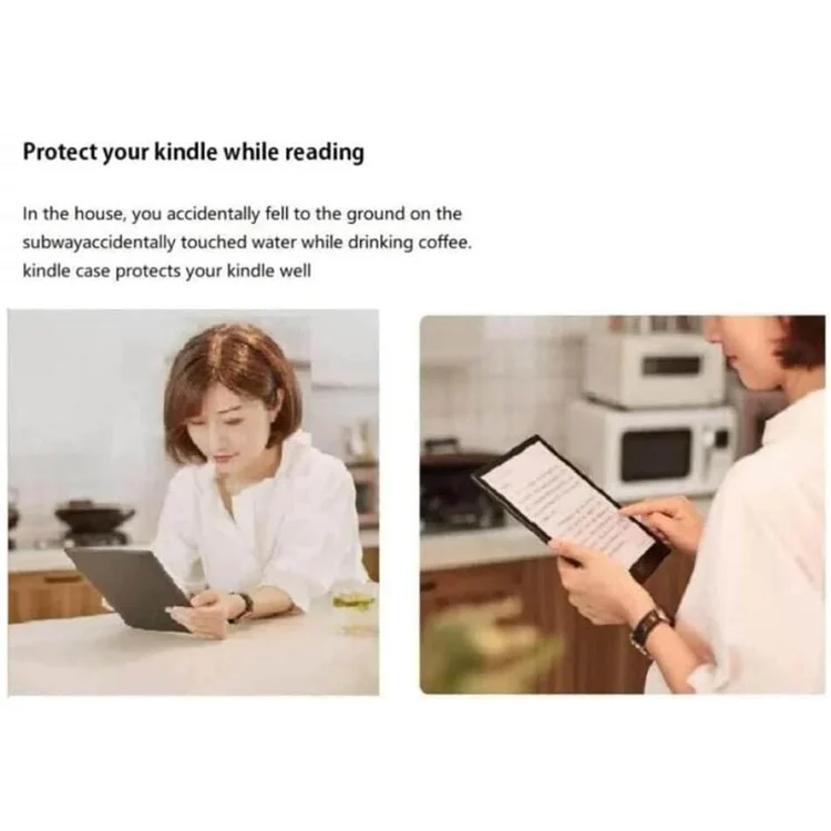 Pour Amazon Kindle Paperwhite 4 (2018) Housse Quatre Coins Protection Transparente Tablet TPU Cover