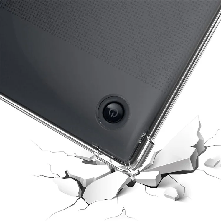 Für Kobo Libra H2O-Hülle, Vier-Ecken-Stoßfest, transparente Tablet-TPU-Abdeckung
