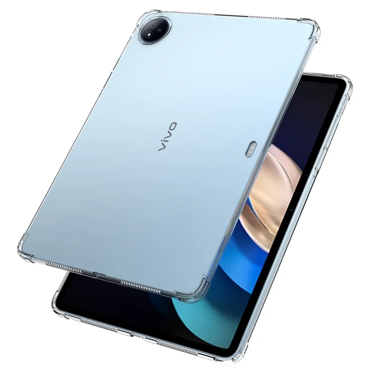 Für vivo Pad3 Clear Case Vierfach-Eckenschutz Tablet TPU-Abdeckung