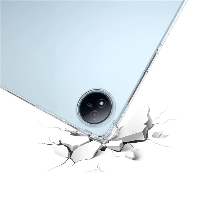 Für vivo Pad3 Clear Case Vierfach-Eckenschutz Tablet TPU-Abdeckung