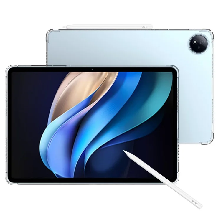 Für vivo Pad3 Clear Case Vierfach-Eckenschutz Tablet TPU-Abdeckung