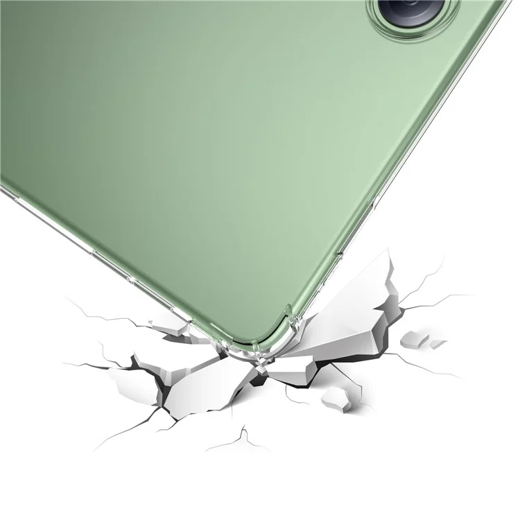 Capa para OnePlus Pad Pro Proteção de Quatro Cantos Transparente Tablet Capa TPU