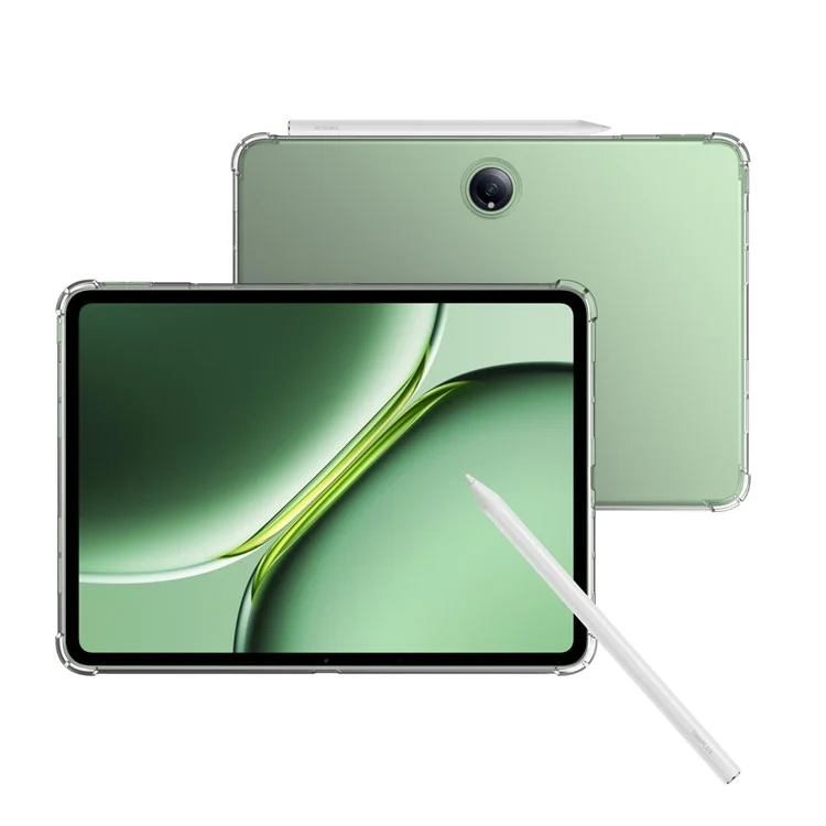 Capa para OnePlus Pad Pro Proteção de Quatro Cantos Transparente Tablet Capa TPU
