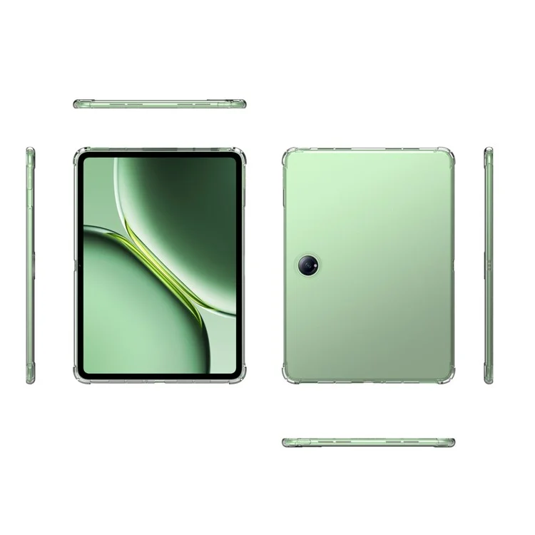 Capa para OnePlus Pad Pro Proteção de Quatro Cantos Transparente Tablet Capa TPU