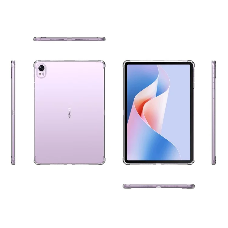 Für Huawei MatePad 11.5 S Hülle Stoßfeste Transparente Tablet-TPU-Abdeckung mit vier Ecken