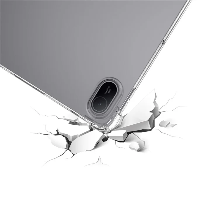 Für Huawei MatePad SE 11 Clear Case Vierkantschutz Tablet TPU-Abdeckung