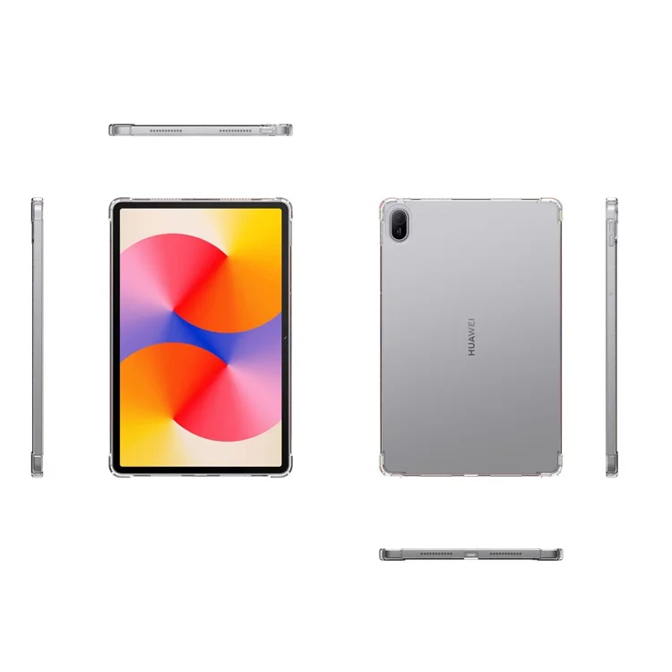 Für Huawei MatePad SE 11 Clear Case Vierkantschutz Tablet TPU-Abdeckung