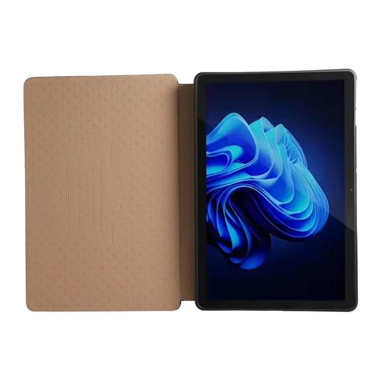 Funda de soporte y protectora de cuero PU anti-arañazos para itel Pad One - Azul