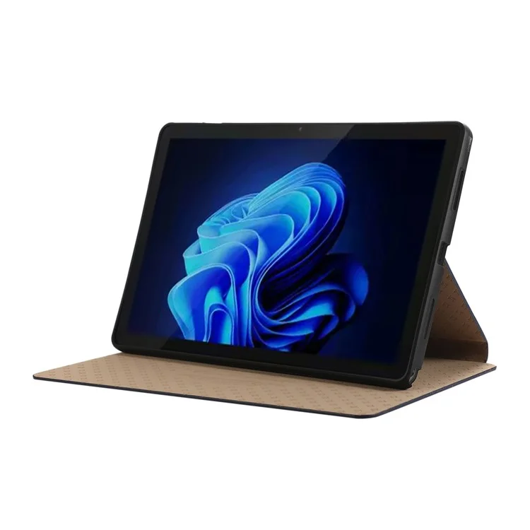 Funda de soporte y protectora de cuero PU anti-arañazos para itel Pad One - Azul