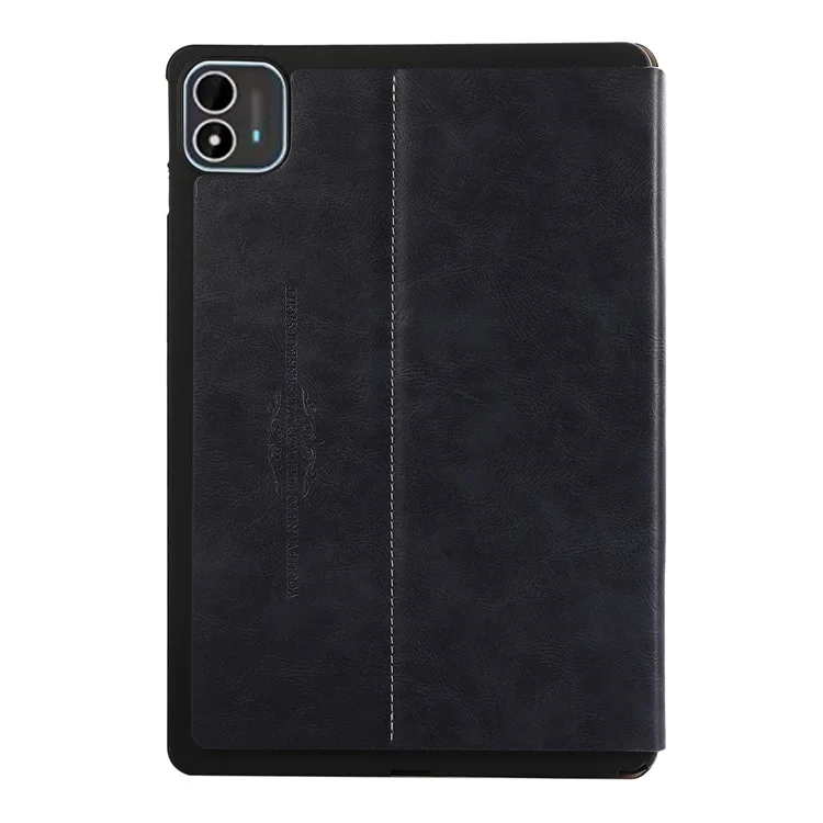 Funda de soporte y protectora de cuero PU anti-arañazos para itel Pad One - Azul
