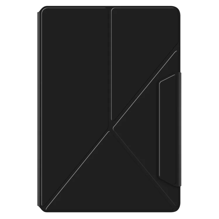 For Honor MagicPad 2 12.3 Custodia in Pelle Origami Stand Magnetic Tablet Cover Auto Wake / Sleep - Nero