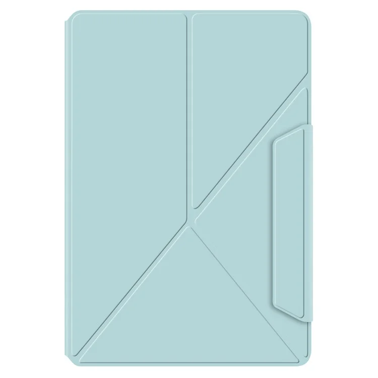 For Honor MagicPad 2 12.3 Étui en cuir Origami Stand Housse magnétique pour tablette Réveil / Veille automatique - Bleu