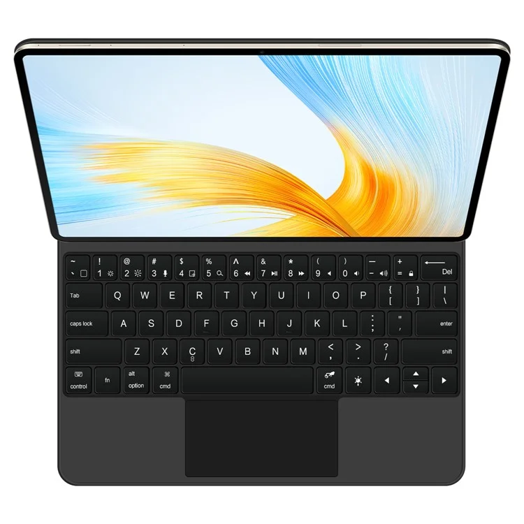 For Honor MagicPad 13 Magnetic Floating Bluetooth-compatible Keyboard + Leather Tablet Case (English)
