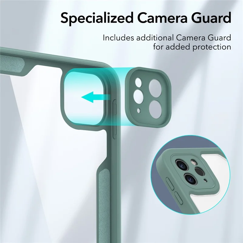 ESR Rebound Hybrid Case for iPad Pro 12.9 (2021) Leather Shockproof Tablet Cover - Green