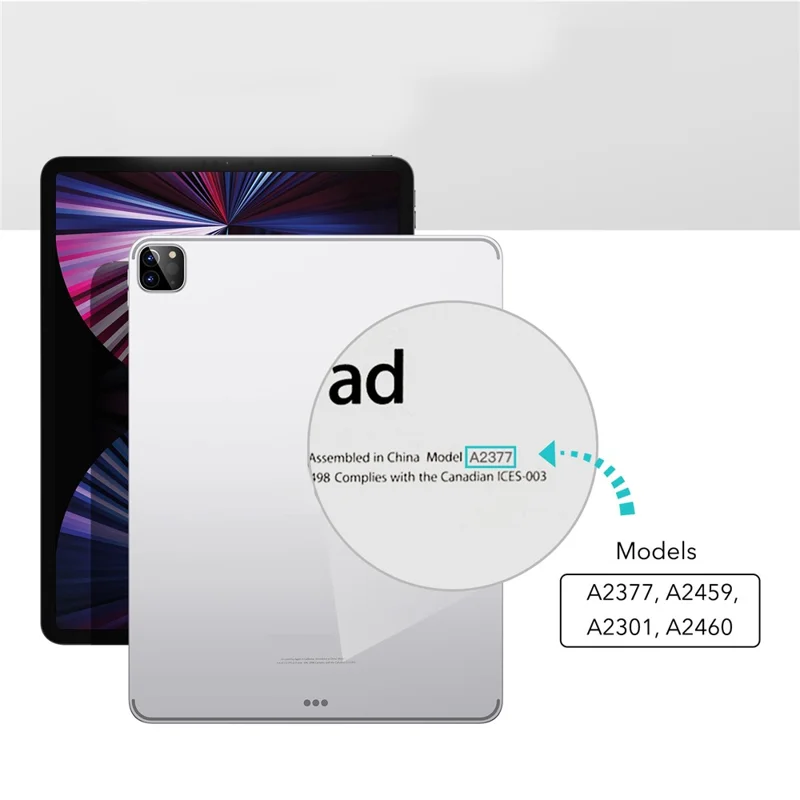 ESR Rebound Hybrid Case for iPad Pro 12.9 (2021) Leather Shockproof Tablet Cover - Green