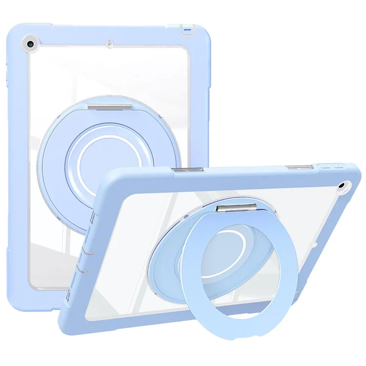 Чехол с вращающимся кольцо-подставкой для iPad 10.2 (2021) / (2020) / (2019) - Синий
