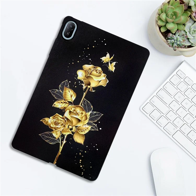 Para Huawei MatePad SE 11 Capa TPU Impressão de Padrão Slim Tablet Capa Protetora