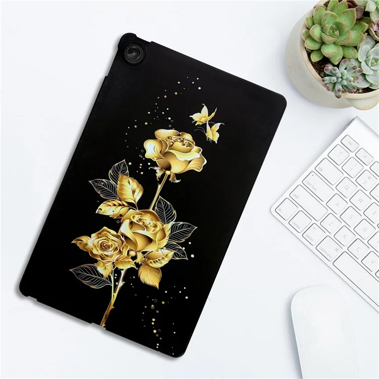 Pour Lenovo Tab M10 Plus (3e génération) Étui TPU Impression de motif Slim Housse de protection pour tablette