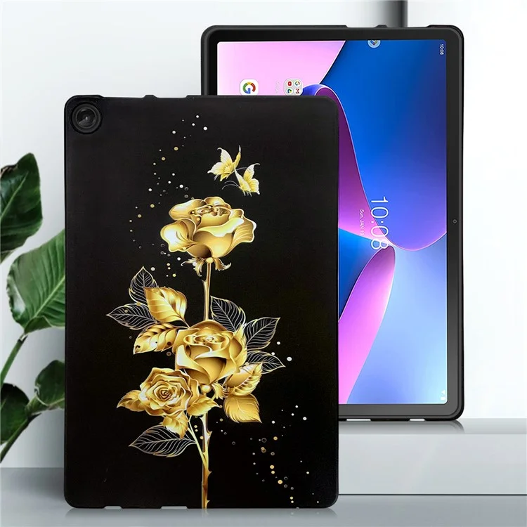 For Lenovo Tab M10 (Gen 3) TPU Case Pattern Printing Slim Tablet Protective Cover