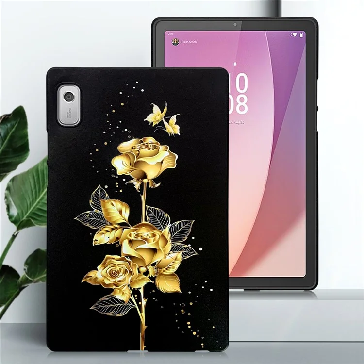 Per Lenovo Tab M9 TPU Case Pattern Printing Slim Tablet Protective Cover