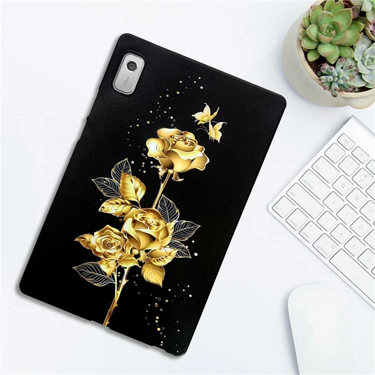 Per Lenovo Tab M9 TPU Case Pattern Printing Slim Tablet Protective Cover