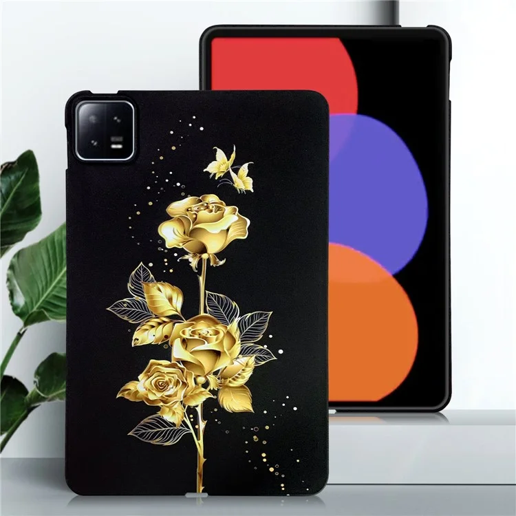 For Xiaomi Pad 6 TPU Case Pattern Printing Slim Tablet Protective Cover
