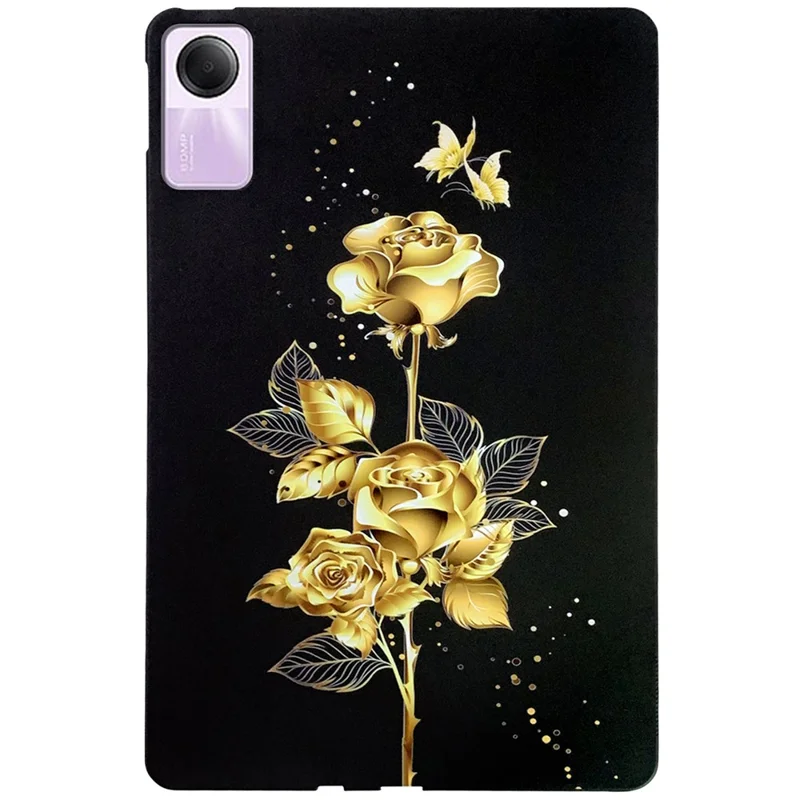 For Xiaomi Redmi Pad SE TPU Case Pattern Printing Slim Tablet Protective Cover
