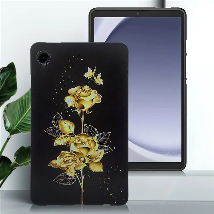 Étui pour Samsung Galaxy Tab A9 TPU Case Pattern Impression Slim Tablet Protective Cover