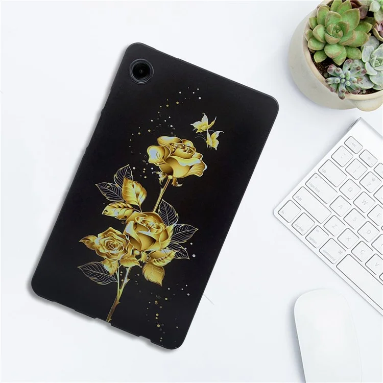 Étui pour Samsung Galaxy Tab A9 TPU Case Pattern Impression Slim Tablet Protective Cover